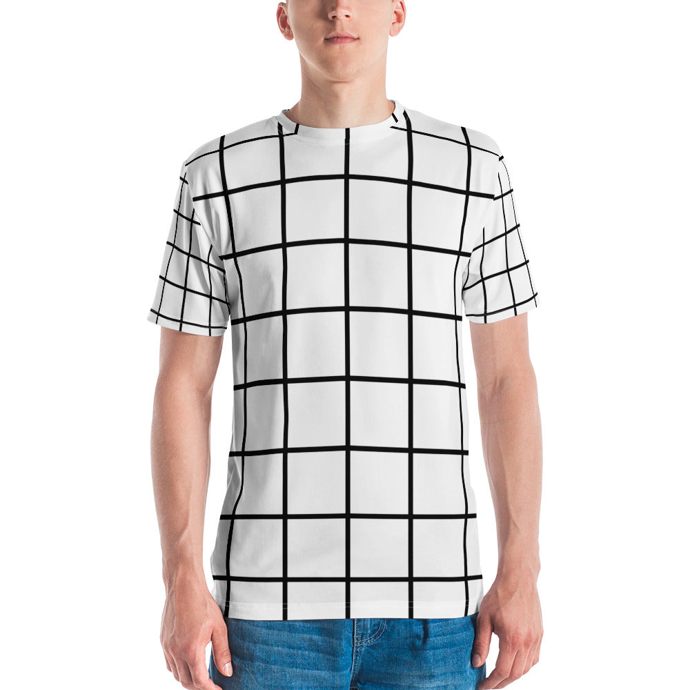 Black Grid Men&