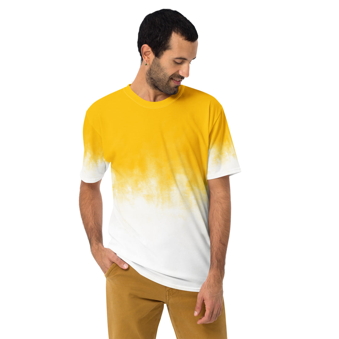 Yellow Tie-dye Men&