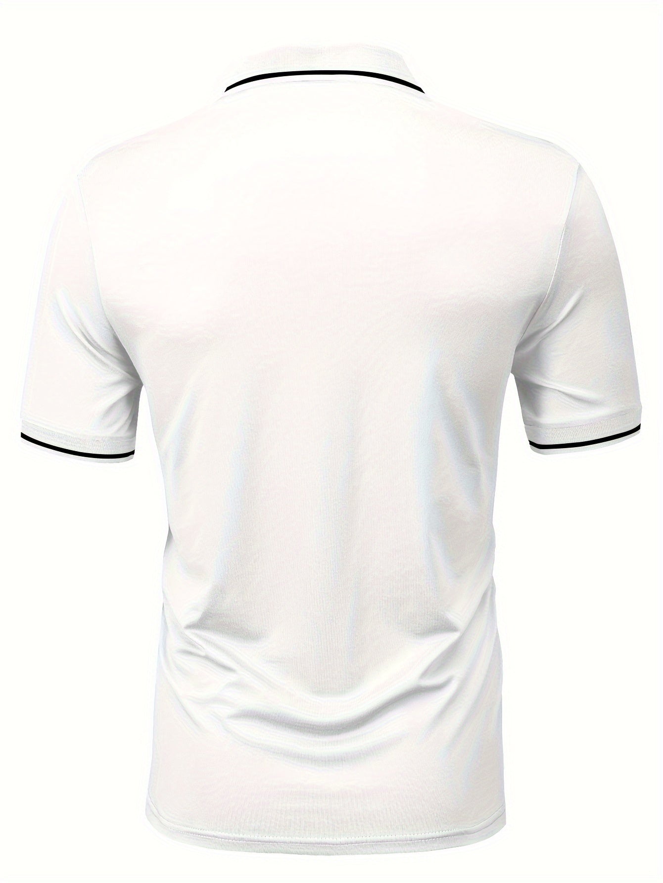 Classic Mens Golf Shirt - Relaxed Fit, Breathable Short Sleeve, Classic Collar Style - Perfect for Warm Weather Golfing, Hiking, and Outdoor Activities