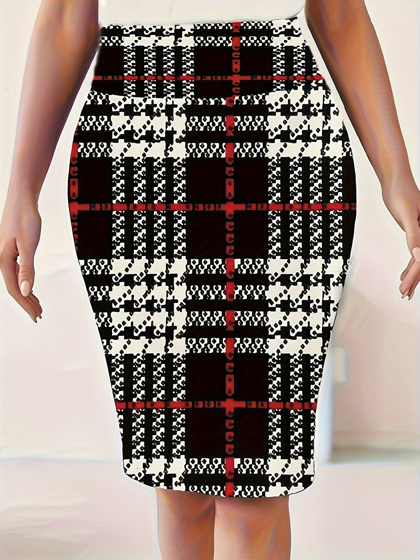 Plus Size Elegant Skirt, Women&