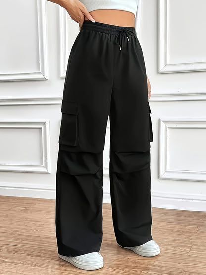 Stylish Plus Size Cargo Pants - Women&