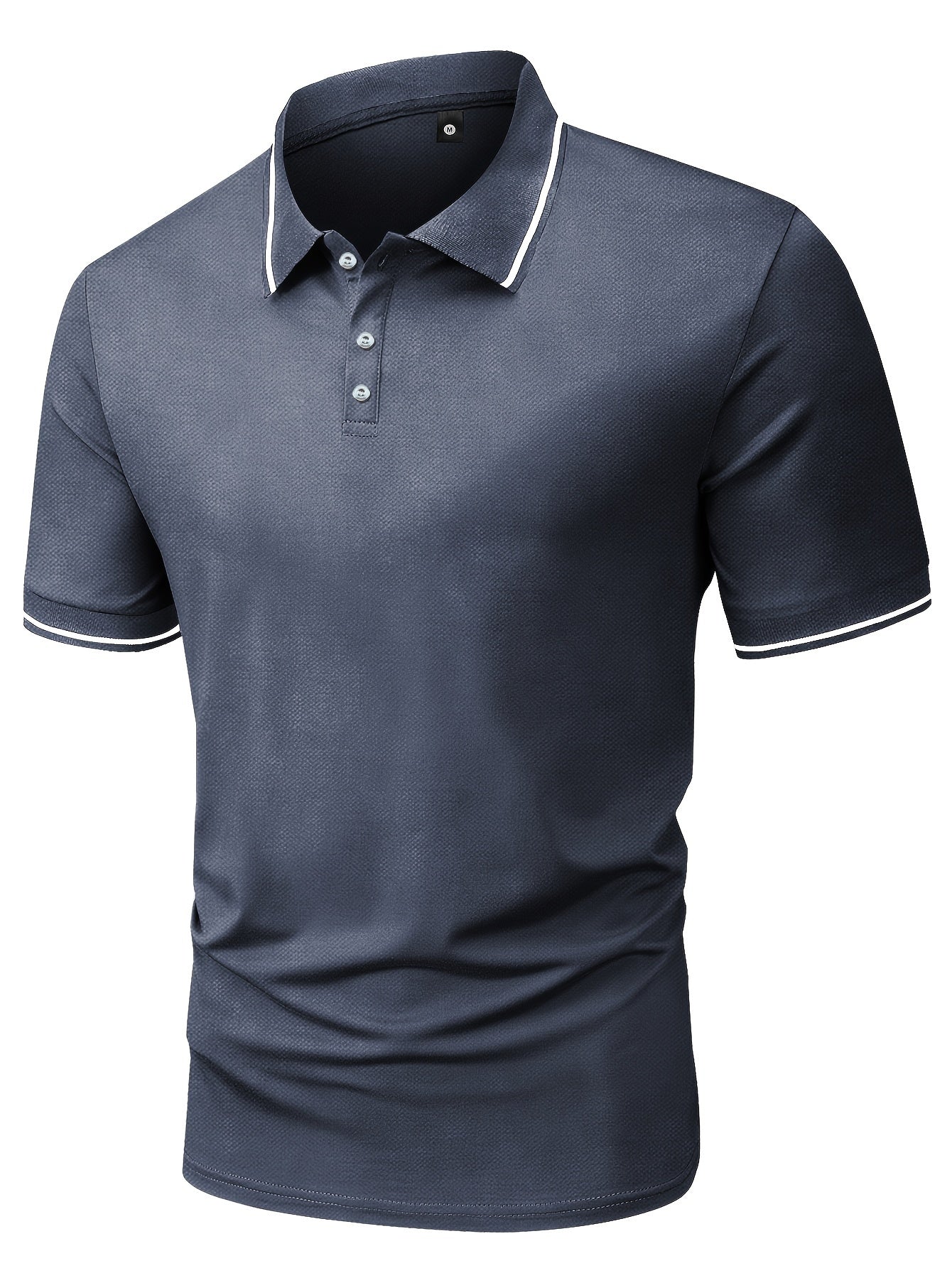 Classic Mens Golf Shirt - Relaxed Fit, Breathable Short Sleeve, Classic Collar Style - Perfect for Warm Weather Golfing, Hiking, and Outdoor Activities