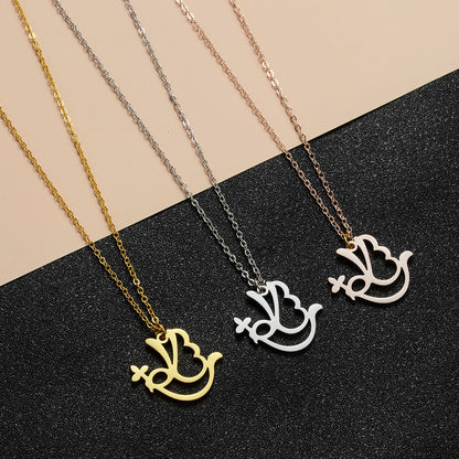 CXWIND PEACE Arabic Letter Jewelry Pendant For Women