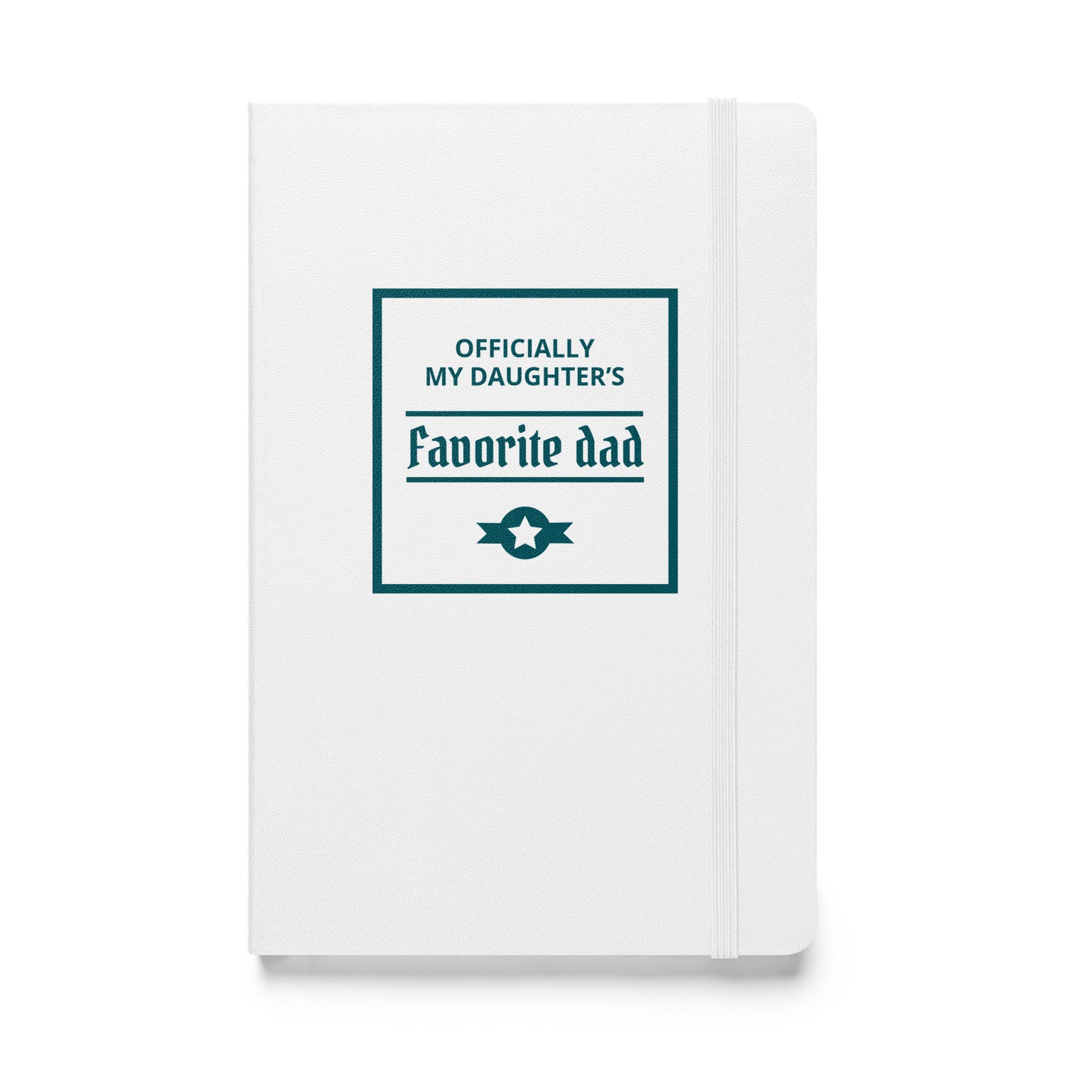 Hardcover bound notebook