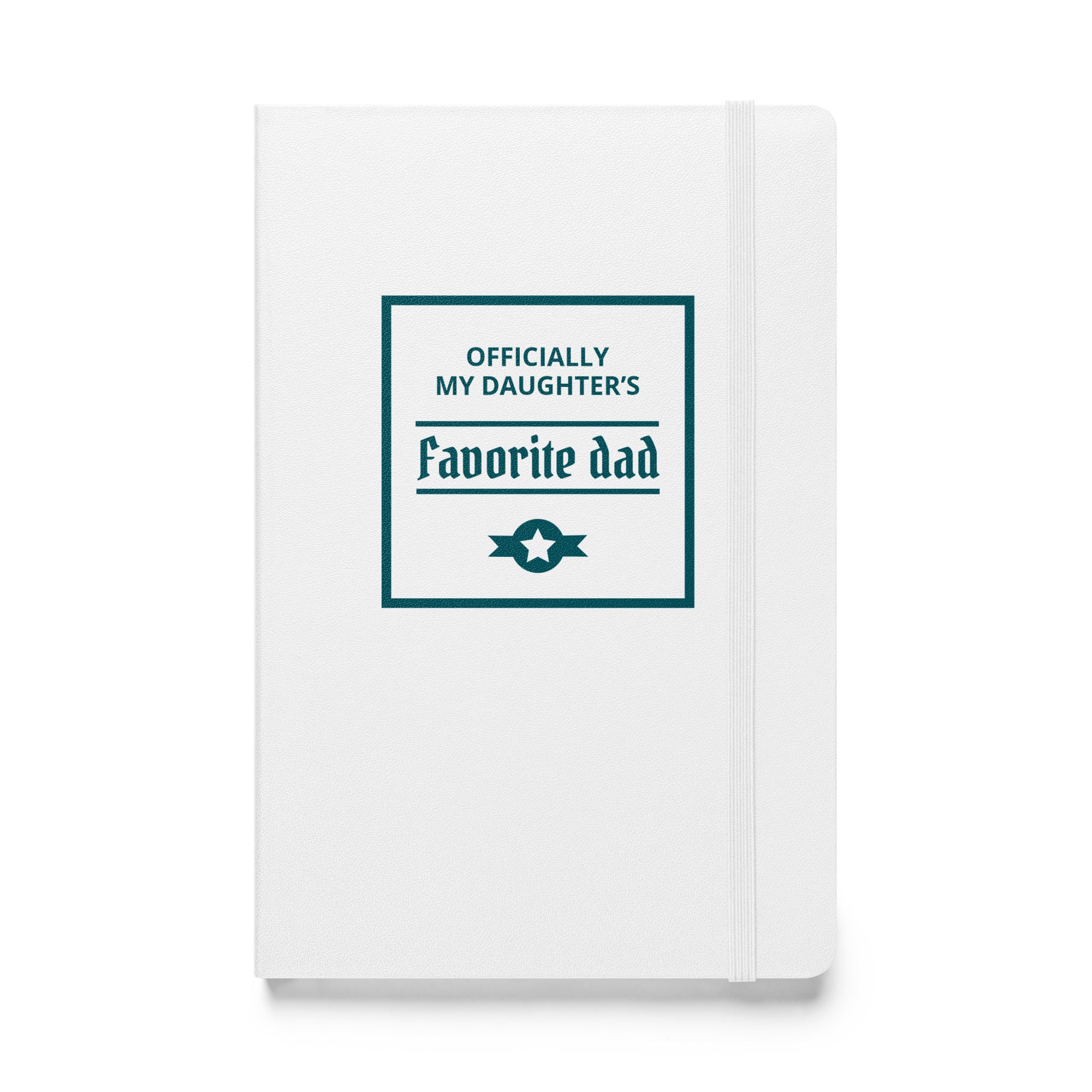 Hardcover bound notebook