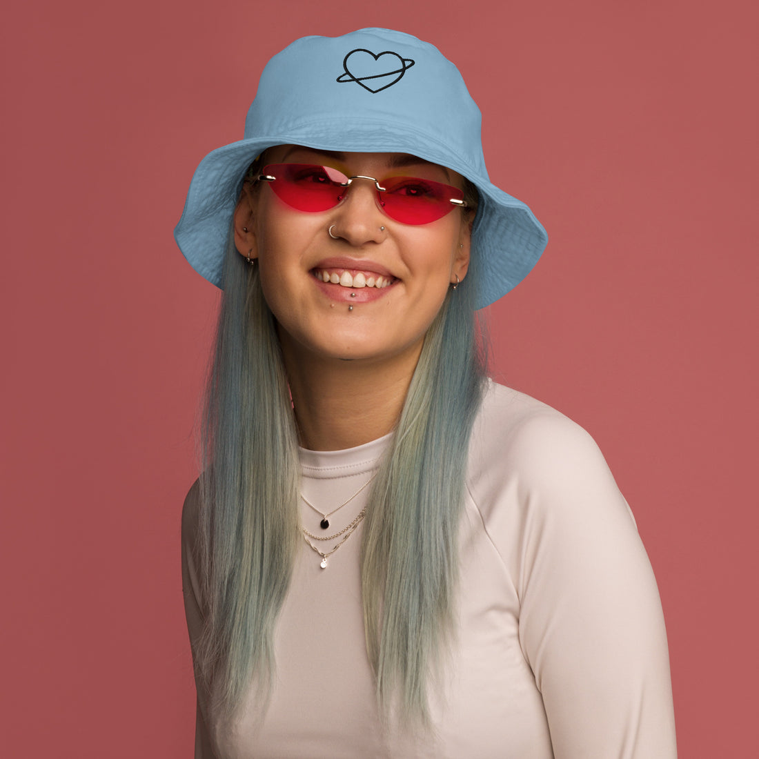 Moon Heart Organic bucket hat