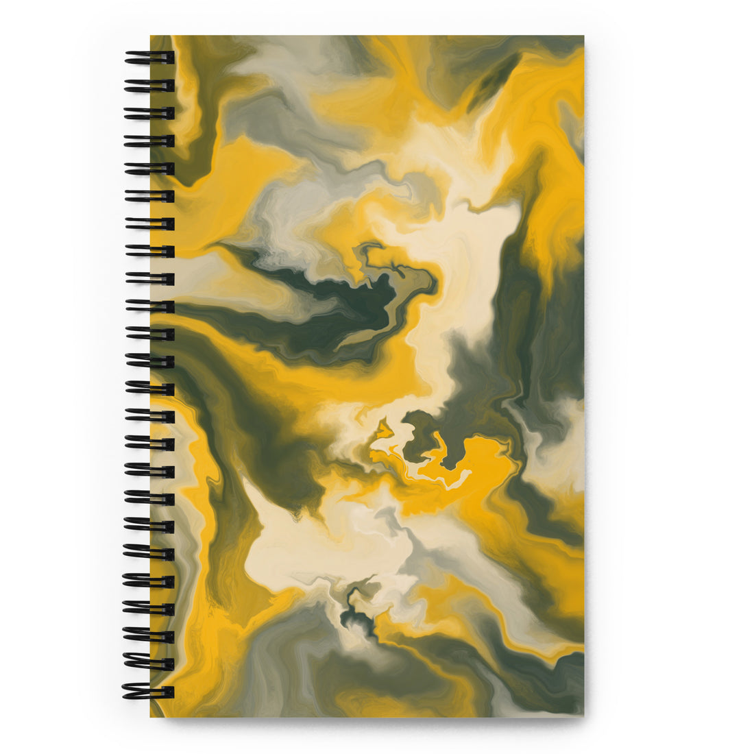 Canary Brown Spiral notebook