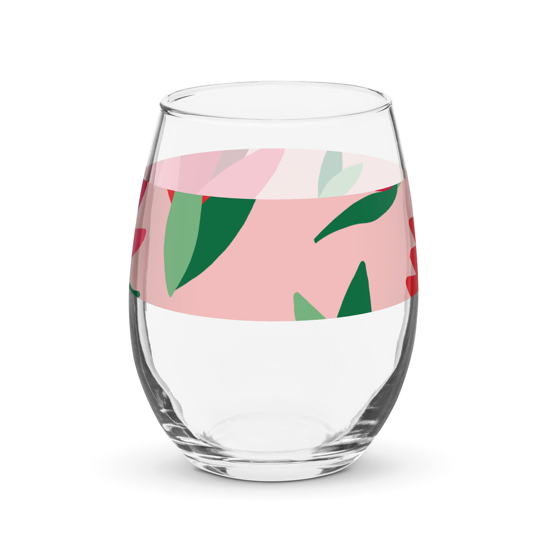 Stemless wine glass