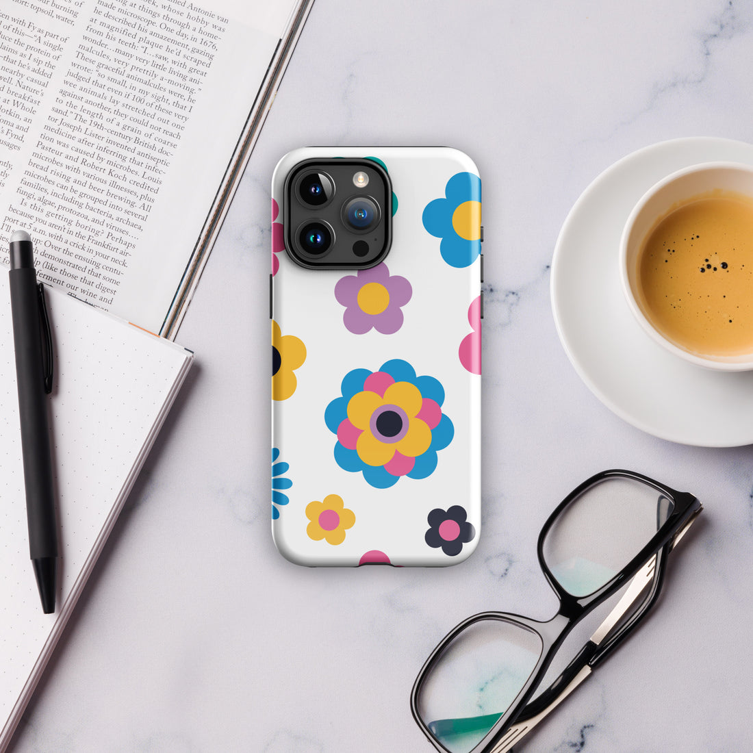 Simple Floral Tough Case for iPhone®