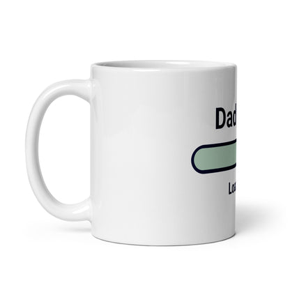 White glossy mug