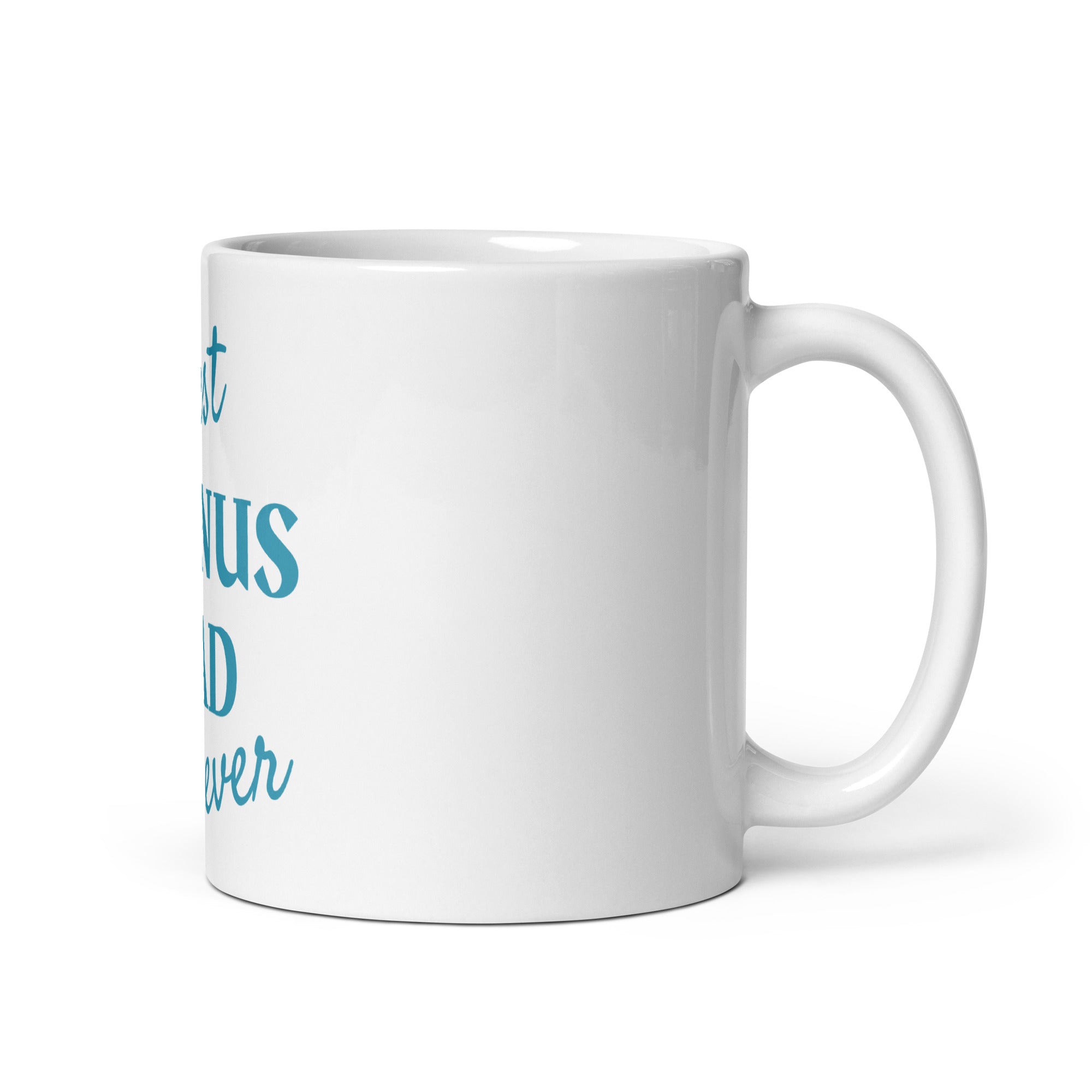 White glossy mug